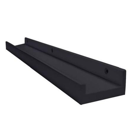 Prateleira Porta-Quadro Preto 60cm Moldurarte Menor preço em Prateleira Porta-Quadro Preto 60cm Moldurarte