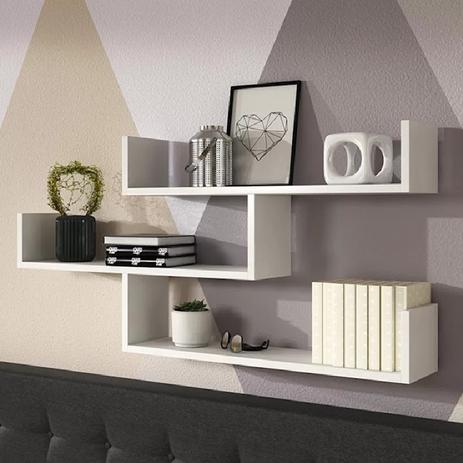 Prateleiras para livros branco nayan mix 3 peças 40x15x15 Menor preço em Prateleiras para livros branco nayan mix 3 peças 40x15x15