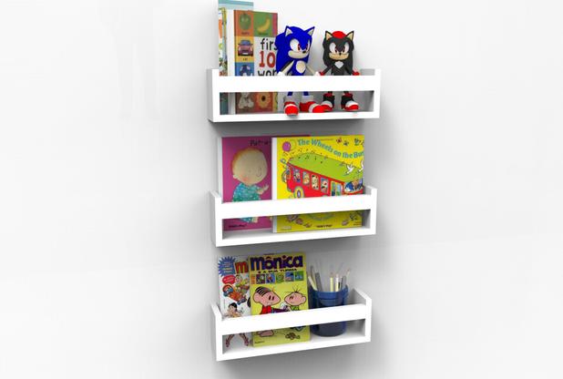Prateleiras para Livros Infantis Montessoriana 40cm 3 Peças - Eita! casa perfeita Menor preço em Prateleiras para Livros Infantis Montessoriana 40cm 3 Peças - Eita! casa perfeita