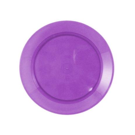 Prato Acrílico Redondo 21cm Roxo c/ 10 unidades - Plastania Menor preço em Prato Acrílico Redondo 21cm Roxo c/ 10 unidades - Plastania