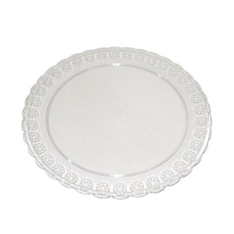 Prato Bandeja de Acrílico Redonda 32cm Três Triângulos - Três triangulos Menor preço em Prato Bandeja de Acrílico Redonda 32cm Três Triângulos - Três triangulos