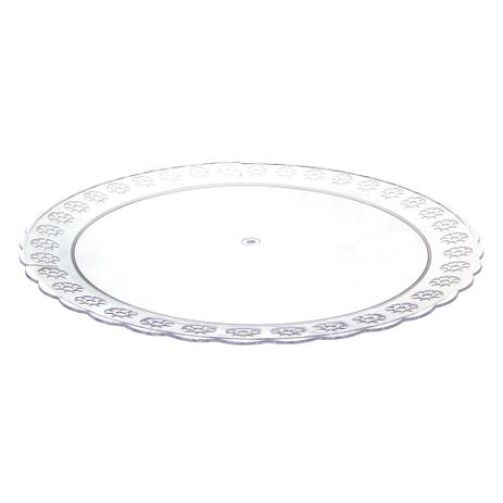 Prato de Acrílico Ø 360mm Três Triângulos Menor preço em Prato de Acrílico Ø 360mm Três Triângulos