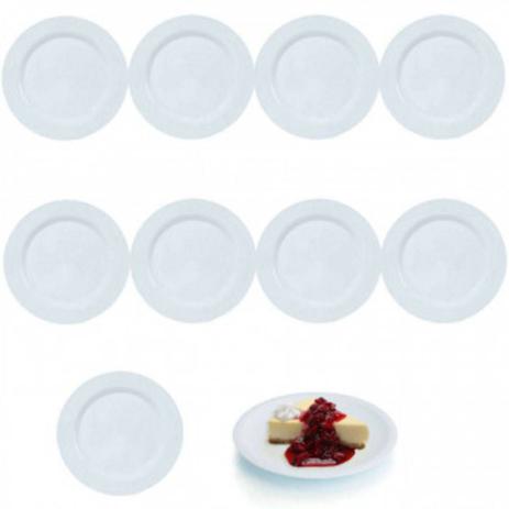 Prato de Melamina / PLÁSTICO para Sobremesa Branco 17,5 Cm 10 Unidades utilgoods - Rio chens/util goods Menor preço em Prato de Melamina / PLÁSTICO para Sobremesa Branco 17,5 Cm 10 Unidades utilgoods - Rio chens/util goods