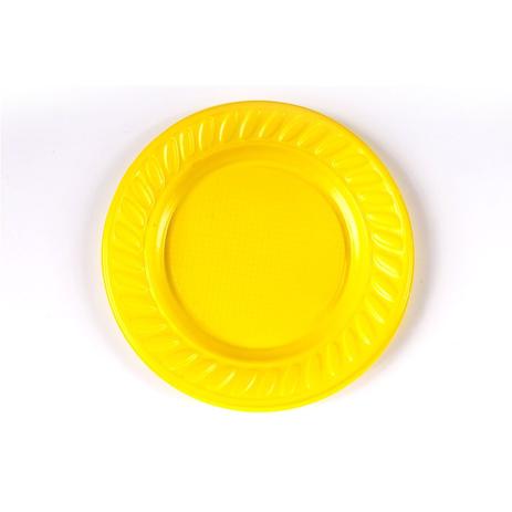 Prato de Plástico Descartável Amarelo 15cm - 10 Unidades - Aluá festas Menor preço em Prato de Plástico Descartável Amarelo 15cm - 10 Unidades - Aluá festas