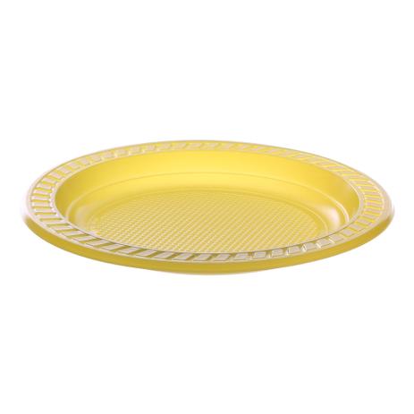 Prato de Plástico Descartável Amarelo Ø 15cm Raso com 10 Unidades Copobras Menor preço em Prato de Plástico Descartável Amarelo Ø 15cm Raso com 10 Unidades Copobras