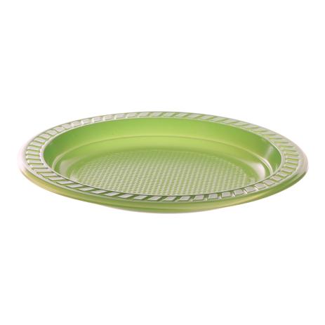 Prato de Plástico Descartável Verde Ø 15cm Raso com 10 Unidades Copobras Menor preço em Prato de Plástico Descartável Verde Ø 15cm Raso com 10 Unidades Copobras