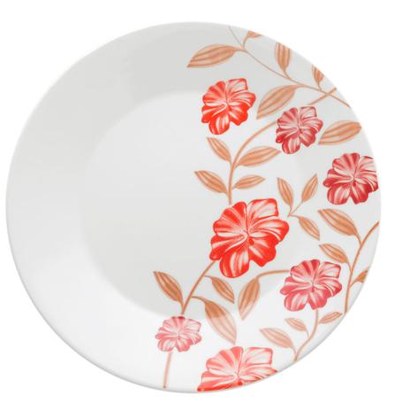 Prato de Porcelana Fundo Decorado Amor Biona Oxford - Vermelho / 22 Cm Menor preço em Prato de Porcelana Fundo Decorado Amor Biona Oxford - Vermelho / 22 Cm