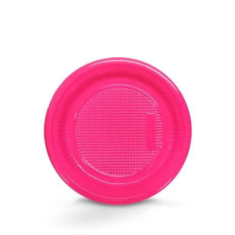 Prato Descartável Rosa Pink 15cm 10 unidades - Festabox Menor preço em Prato Descartável Rosa Pink 15cm 10 unidades - Festabox
