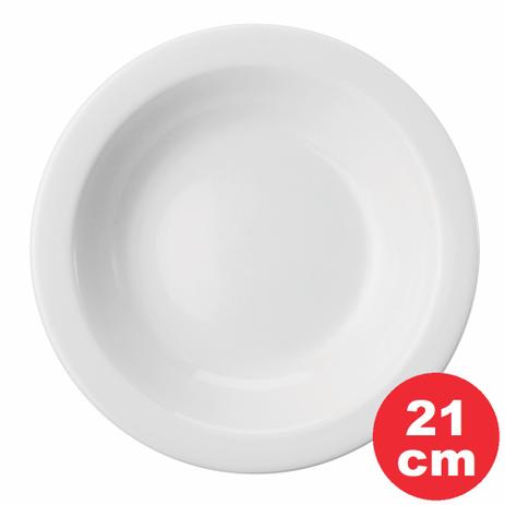 Prato Fundo Porcelana Branca 21cm 360ml Linha Protel. Pode ser usado em microondas e Lava-Louça - Schmidt Menor preço em Prato Fundo Porcelana Branca 21cm 360ml Linha Protel. Pode ser usado em microondas e Lava-Louça - Schmidt