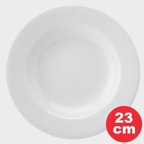 Prato Fundo Porcelana Branca 23cm 350ml Linha Convencional. Pode ser usado em microondas e Lava-Louça - Schmidt Menor preço em Prato Fundo Porcelana Branca 23cm 350ml Linha Convencional. Pode ser usado em microondas e Lava-Louça - Schmidt