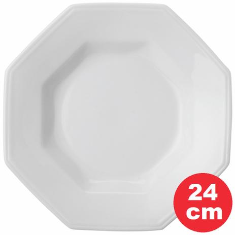 Prato Fundo Porcelana Branca 24cm 250ml Linha Prisma. Pode ser usado em microondas e Lava-Louça - Schmidt é ruim? Prato Fundo Porcelana Branca 24cm 250ml Linha Prisma. Pode ser usado em microondas e Lava-Louça - Schmidt é boa?