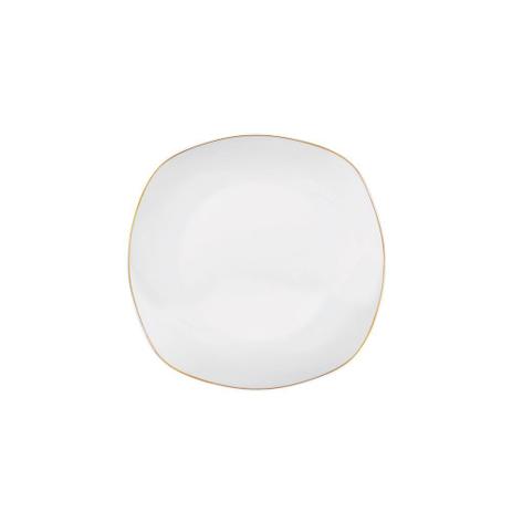 Prato fundo quadrado em porcelana DmBrasil Ouro 22cm 4222 - Dm brasil Menor preço em Prato fundo quadrado em porcelana DmBrasil Ouro 22cm 4222 - Dm brasil