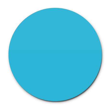 Menor preço em Prato Giratório Centro De Mesa Laqueado Azul Turquesa 60cm - Lubrano decor