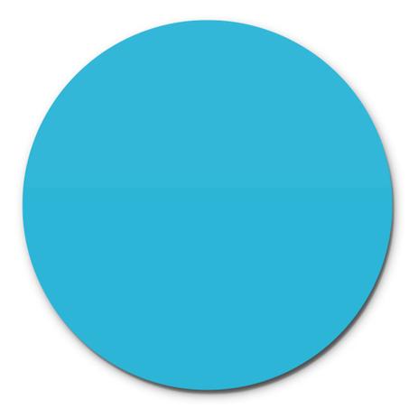 Menor preço em Prato Giratório Centro De Mesa Laqueado Azul Turquesa 70cm - Lubrano decor