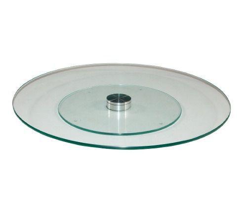 Prato Giratório de Mesa Decorativo Vidro 8mm Temperado 60cm - Armazém Ubá Menor preço em Prato Giratório de Mesa Decorativo Vidro 8mm Temperado 60cm - Armazém Ubá