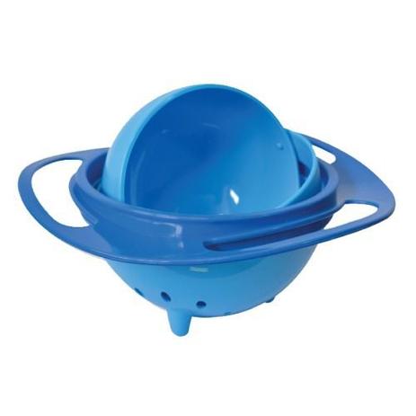 Prato Giratório Não Derrama Comida Mágico 360 Graus Infantil Azul - Dc importação Menor preço em Prato Giratório Não Derrama Comida Mágico 360 Graus Infantil Azul - Dc importação