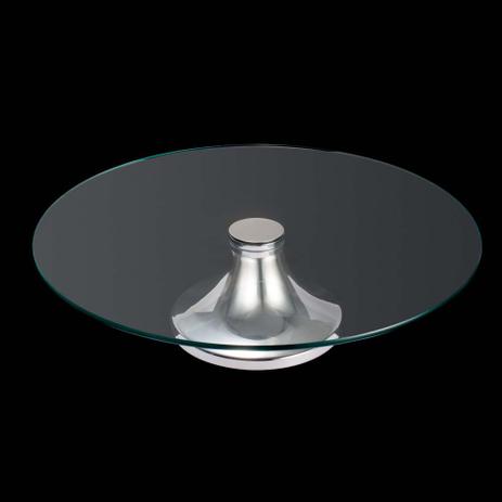 Prato Giratório P/Bolo De Vidro C/Pé De Prata Mônaco 40Cm - F9-8056 - Wolff Menor preço em Prato Giratório P/Bolo De Vidro C/Pé De Prata Mônaco 40Cm - F9-8056 - Wolff