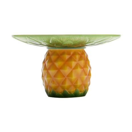 Prato para bolo em cerâmica Lyor Pineapple 25,5cm Menor preço em Prato para bolo em cerâmica Lyor Pineapple 25,5cm