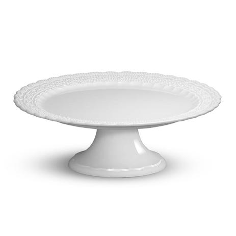 Prato para bolo etagiere peniche branco 30cm porto brasil Menor preço em Prato para bolo etagiere peniche branco 30cm porto brasil