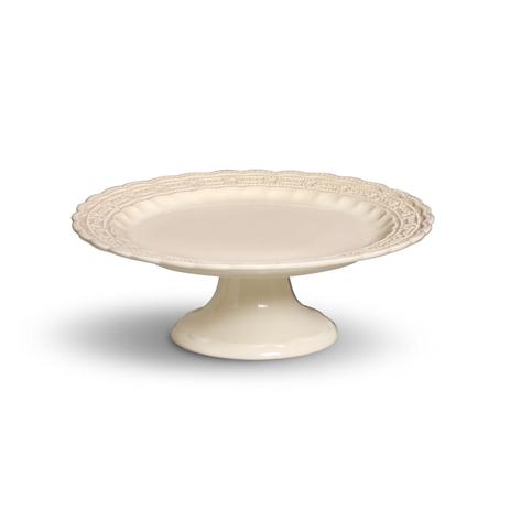 Prato para bolo etagiere peniche cru 30cm porto brasil Menor preço em Prato para bolo etagiere peniche cru 30cm porto brasil