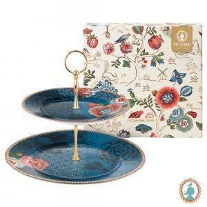 Prato Para Doces Azul Spring To Life PiP Studios - Decorafast Menor preço em Prato Para Doces Azul Spring To Life PiP Studios - Decorafast