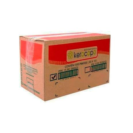 Prato Para Refeição Raso Descartável n21 CX C/250 - Kerocoppo Menor preço em Prato Para Refeição Raso Descartável n21 CX C/250 - Kerocoppo