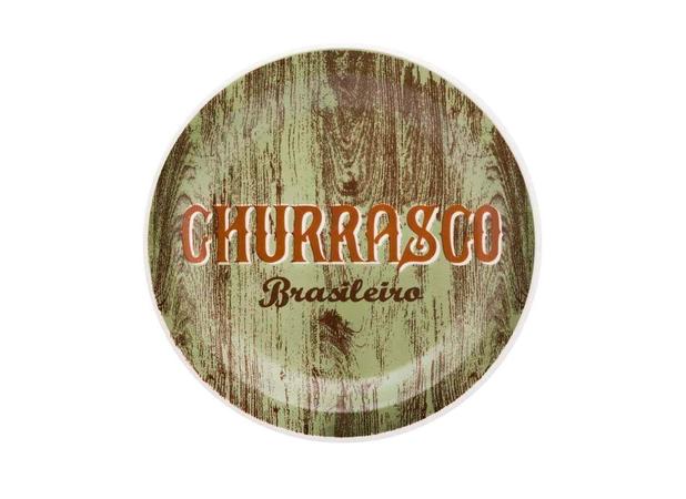 Prato Raso Cerâmica 26 cm Churrasco Green Oxford - OXF 525 Menor preço em Prato Raso Cerâmica 26 cm Churrasco Green Oxford - OXF 525