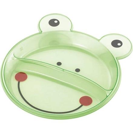 Prato Raso Com Divisórias Funny Meal (sapo) Multikids - BB04 Menor preço em Prato Raso Com Divisórias Funny Meal (sapo) Multikids - BB04