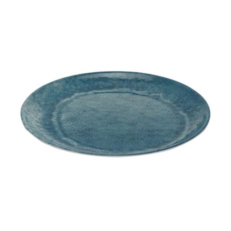 Prato raso de Melamina Aqua Azul 27 cm de diâmetro - BON GOURMET Menor preço em Prato raso de Melamina Aqua Azul 27 cm de diâmetro - BON GOURMET