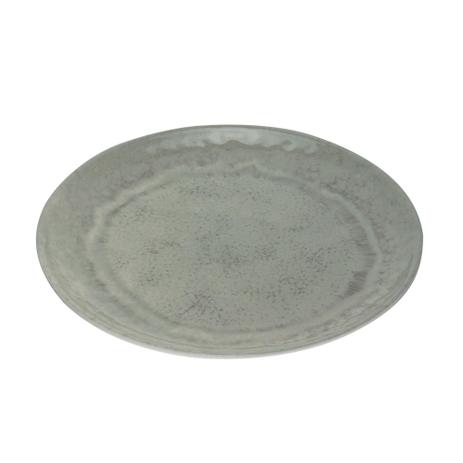 PRATO RASO MELAMINA AQUA CINZA 27cm - BON GOURMET Menor preço em PRATO RASO MELAMINA AQUA CINZA 27cm - BON GOURMET