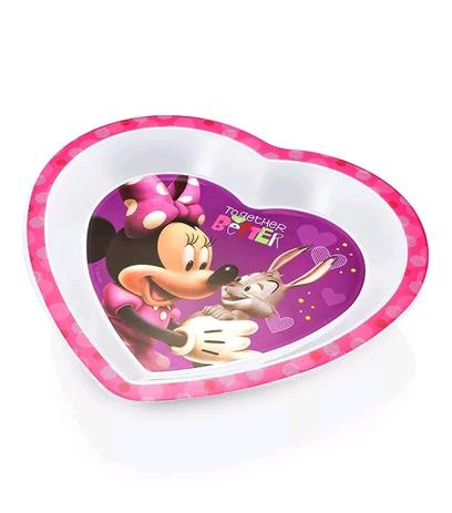 Prato Raso Minnie Coração Para Microondas BB092 Multikids - Multilaser Menor preço em Prato Raso Minnie Coração Para Microondas BB092 Multikids - Multilaser