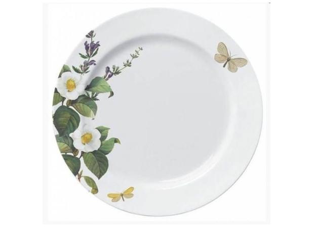 Prato Raso Porcelana 25 cm Jardim Secreto Germer - GMR 124 Menor preço em Prato Raso Porcelana 25 cm Jardim Secreto Germer - GMR 124