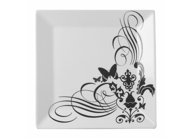 Prato Raso Porcelana 26,5 cm Quartier Tatoo Oxford - OXF 202 Menor preço em Prato Raso Porcelana 26,5 cm Quartier Tatoo Oxford - OXF 202