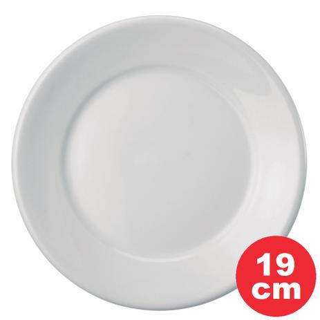 Prato Sobremesa Porcelana Branca 19cm Linha Convencional. Pode ser usado em microondas e Lava-Louça - Schmidt Menor preço em Prato Sobremesa Porcelana Branca 19cm Linha Convencional. Pode ser usado em microondas e Lava-Louça - Schmidt