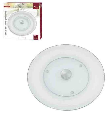 Prato / tabua de vidro giratoria redonda transparente 30cm de ø - Wincy Menor preço em Prato / tabua de vidro giratoria redonda transparente 30cm de ø - Wincy