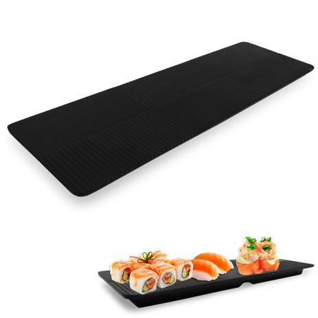 Prato Travessa Retangular 33 Cm em Melamina / Plastico para Sushi Utilgoods Menor preço em Prato Travessa Retangular 33 Cm em Melamina / Plastico para Sushi Utilgoods