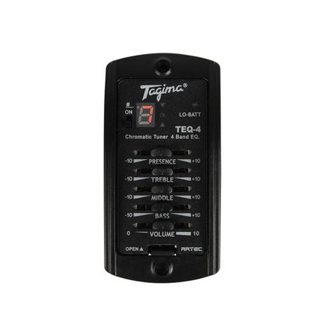 Pré amplificador equalizador 4 Bandas 9V Tagima TEQ4 é boa?