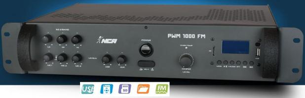 PRÉ AMPLIFICADOR MIXER PWM 1000 com FM e USB NCA Menor preço em PRÉ AMPLIFICADOR MIXER PWM 1000 com FM e USB NCA