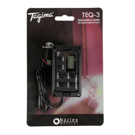 Pre Amplificador Violão Tagima TEQ3 Menor preço em Pre Amplificador Violão Tagima TEQ3