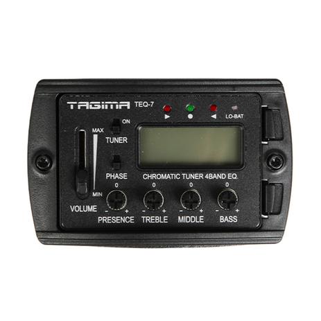Pre Amplificador Violão Tagima TEQ7 Menor preço em Pre Amplificador Violão Tagima TEQ7