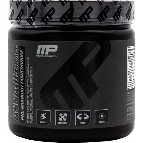 Pré-treino assault black (300g) sabor melancia - muscle pharm - Musclepharm Menor preço em Pré-treino assault black (300g) sabor melancia - muscle pharm - Musclepharm