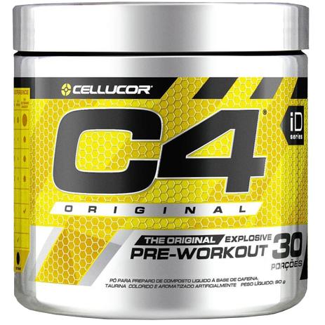 Pré-treino c4 original (30 porções) sabor morango - cellucor Menor preço em Pré-treino c4 original (30 porções) sabor morango - cellucor
