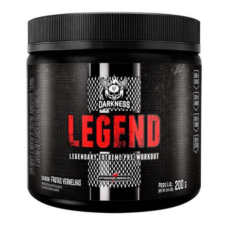 Pré-Treino Legend Darkness 200g - IntegralMédica Menor preço em Pré-Treino Legend Darkness 200g - IntegralMédica