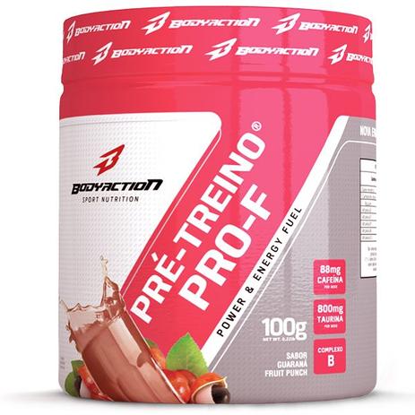 Pré-Treino Pro-F 100 g - Body Action Menor preço em Pré-Treino Pro-F 100 g - Body Action