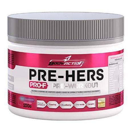 Pré Treino Pro-F Pre-Workout - Guarana Fruit Punch 100g - BodyAction Menor preço em Pré Treino Pro-F Pre-Workout - Guarana Fruit Punch 100g - BodyAction