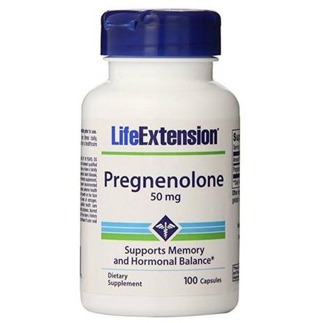 Pregnenolone Pregnenolona 50mg (100 Cápsulas) Life Extension Menor preço em Pregnenolone Pregnenolona 50mg (100 Cápsulas) Life Extension