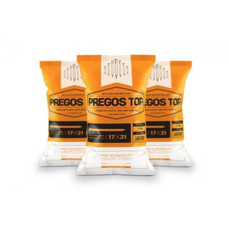 Prego 12x12 1.000gr Pregos Top C/cabeÇa - Arames top Menor preço em Prego 12x12 1.000gr Pregos Top C/cabeÇa - Arames top