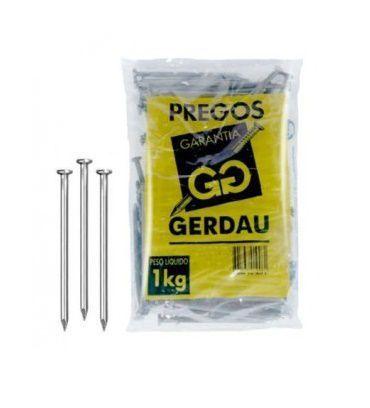 Prego polido c/c 15x15 1kg gerdau Menor preço em Prego polido c/c 15x15 1kg gerdau
