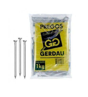 Prego polido c/c 22x48 1kg gerdau Menor preço em Prego polido c/c 22x48 1kg gerdau