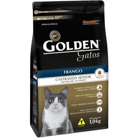Ração golden gatos castrados senior 10kg Clearance